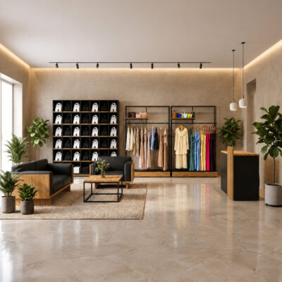 Furniture Set for a Women's and Men's Clothing Store