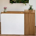 Reception desk for a beauty salon