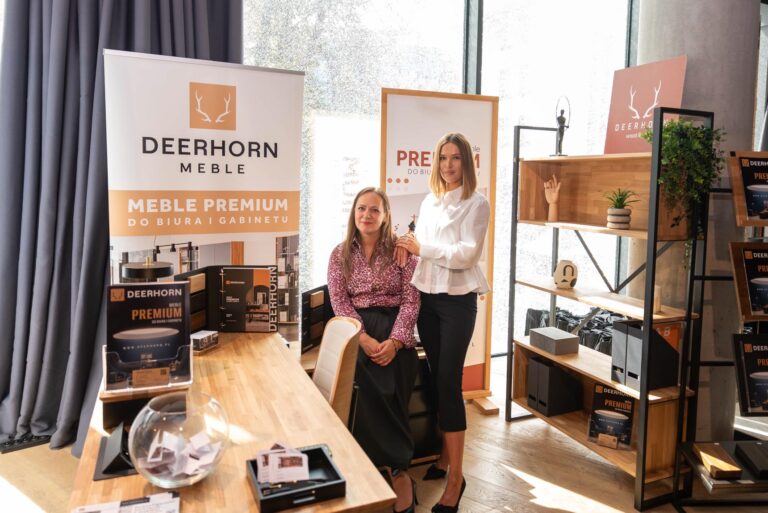Presentation of Deerhorn Furniture at an industry event in Warsaw