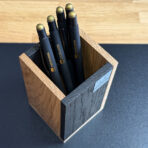 Deerhorn wooden pen holder