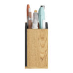 modern wooden desk organizer